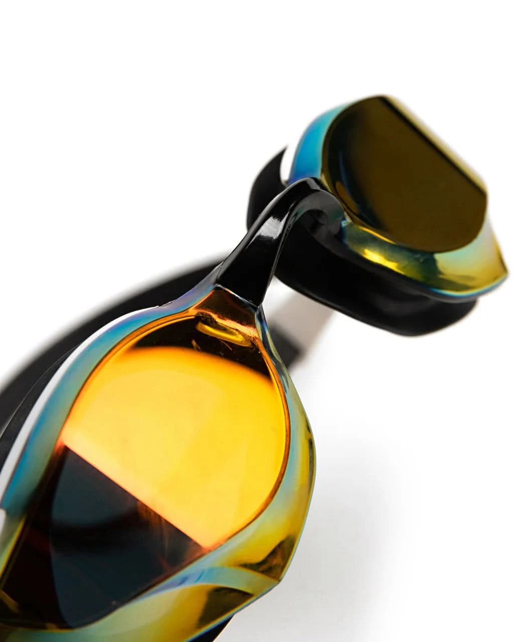 Arena Cobra Edge Swipe Svømmebriller - Gold White Black