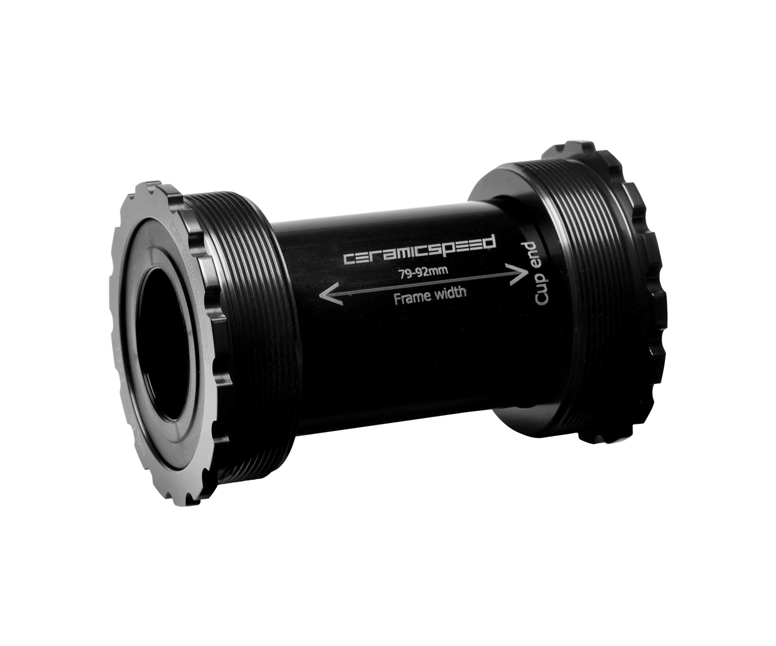 CeramicSpeed Krankboks for Shimano T47/86 - Sort