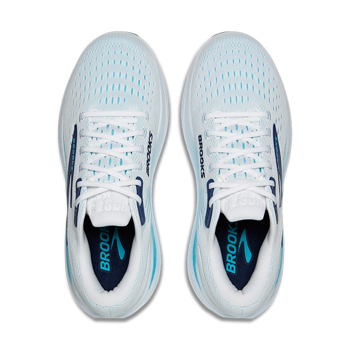 Brooks Ghost Max 3 Løbesko Herre - Bright White/Beacon Blue/Teal