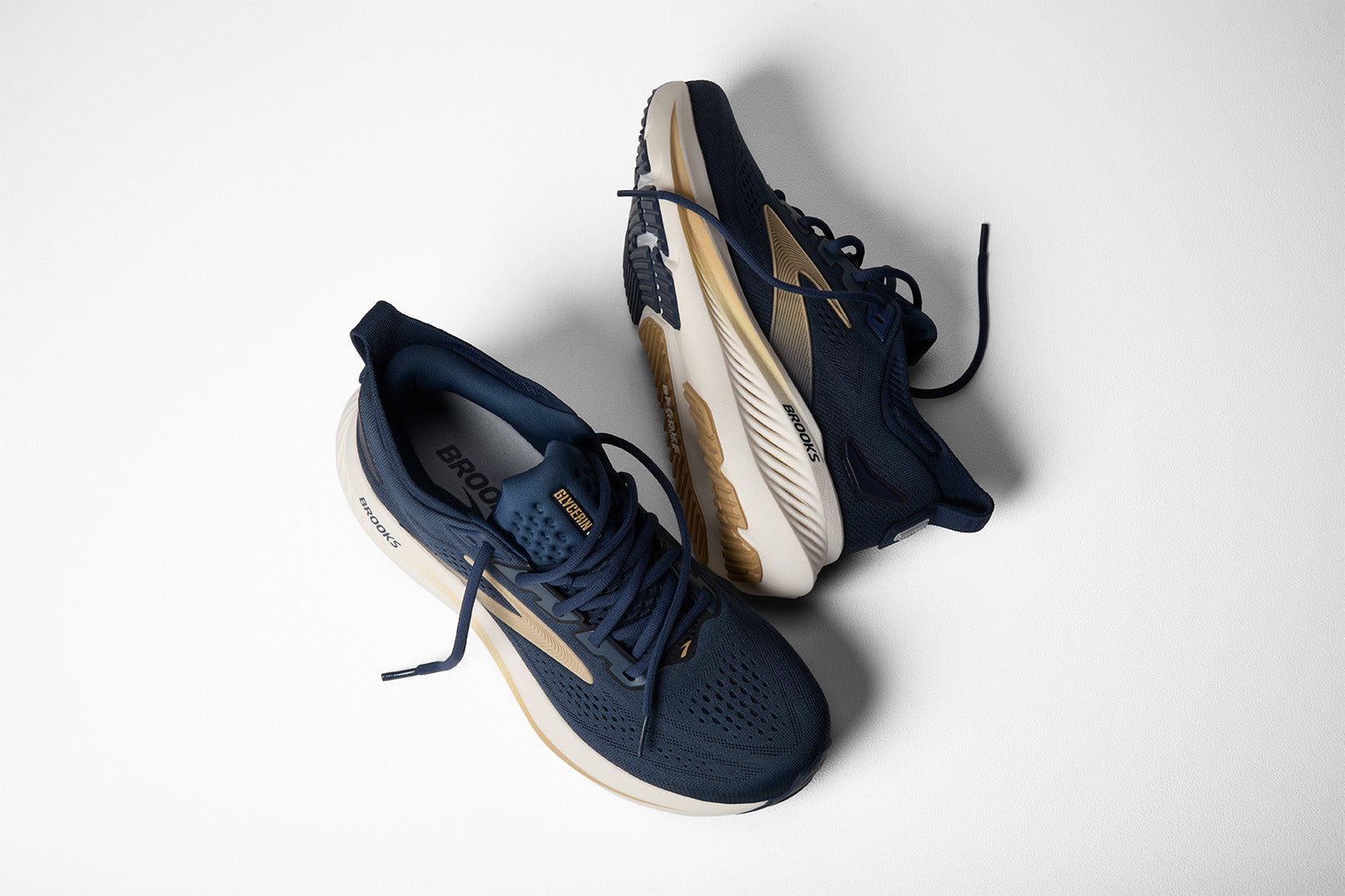 Brooks Glycerin 23 Løbesko Blue/Spellbound/Starfish - Herre