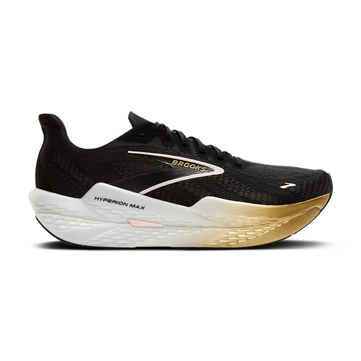 Brooks Hyperion Max 2 Løbesko Black/Gold/Pink - Kvinder