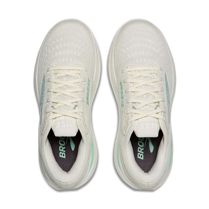 Brooks Ghost Max 3 Løbesko Kvinder - Coconut/Yucca/Gray Mist