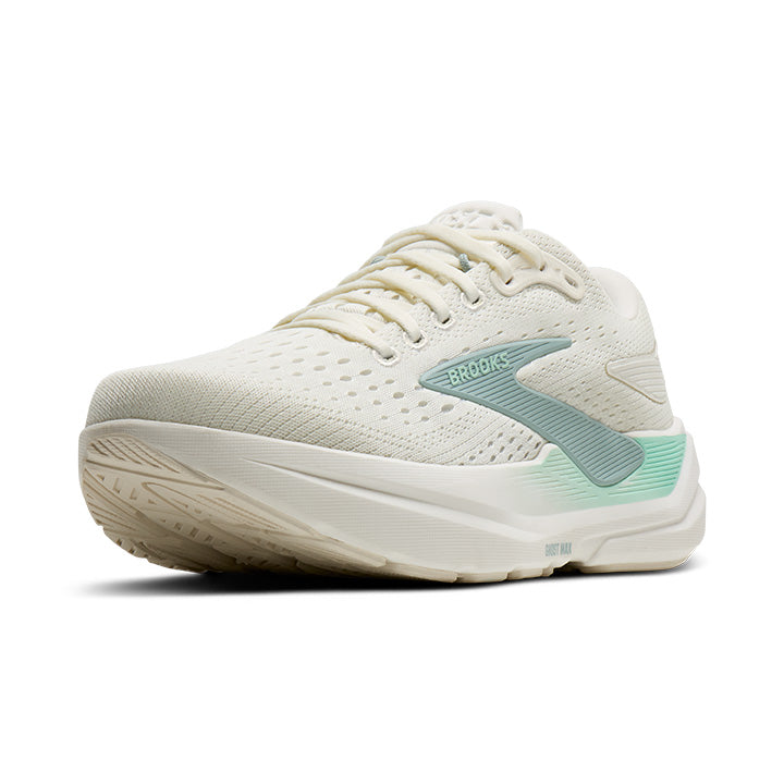 Brooks Ghost Max 3 Løbesko Kvinder - Coconut/Yucca/Gray Mist