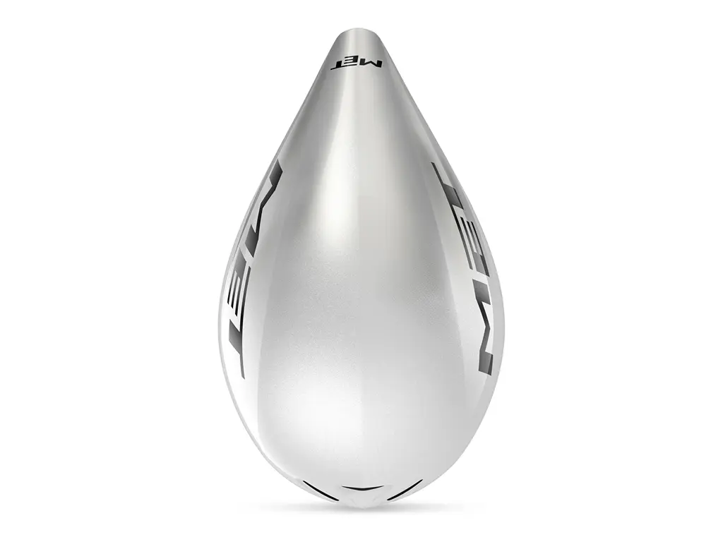 MET Drone Wide Body 2 Triathlon & TT Cykelhjelm - Hvid