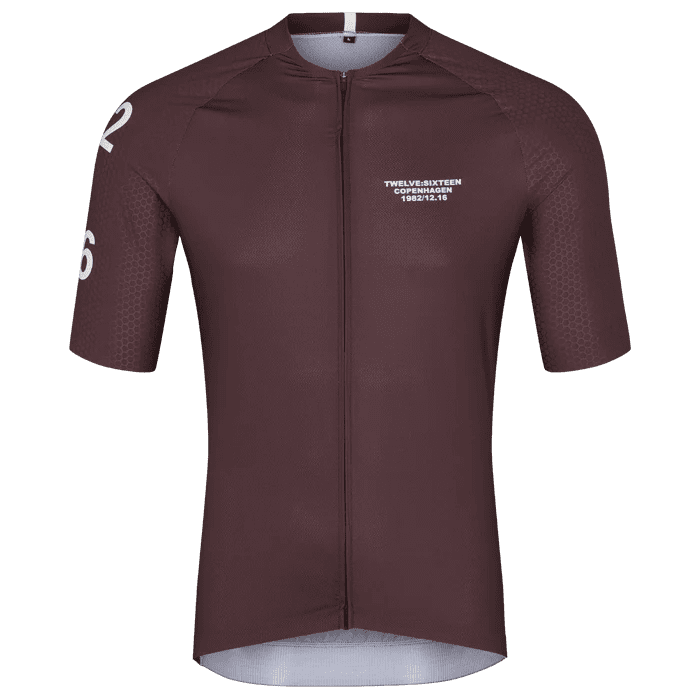 Twelve Sixteen Cykeltrøje Sky Mørke Brun - Herre