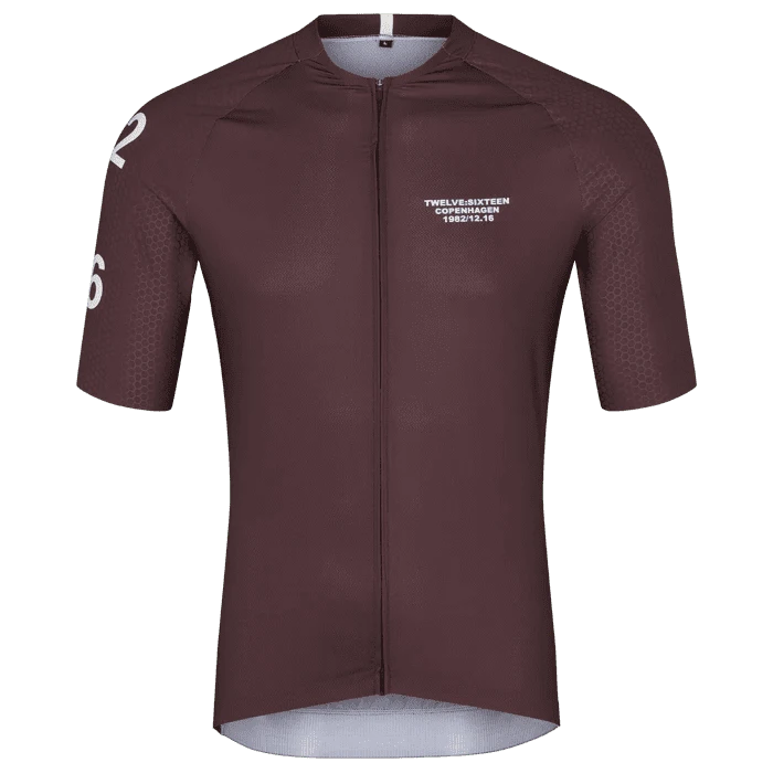 Twelve Sixteen Cykeltrøje Sky Mørke Brun - Herre