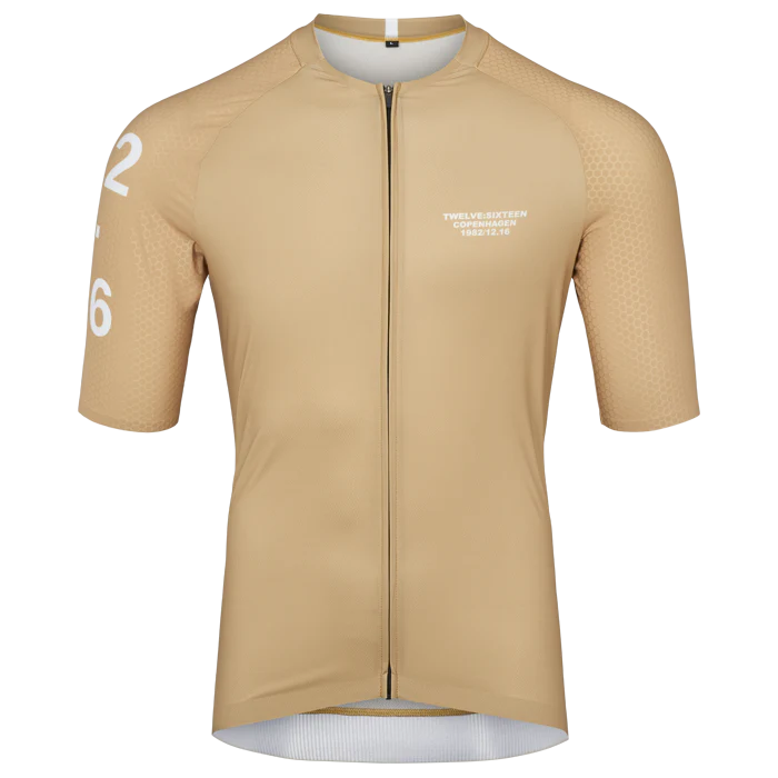 Twelve Sixteen Cykeltrøje Sky Pro L. Beige Rich - Herre
