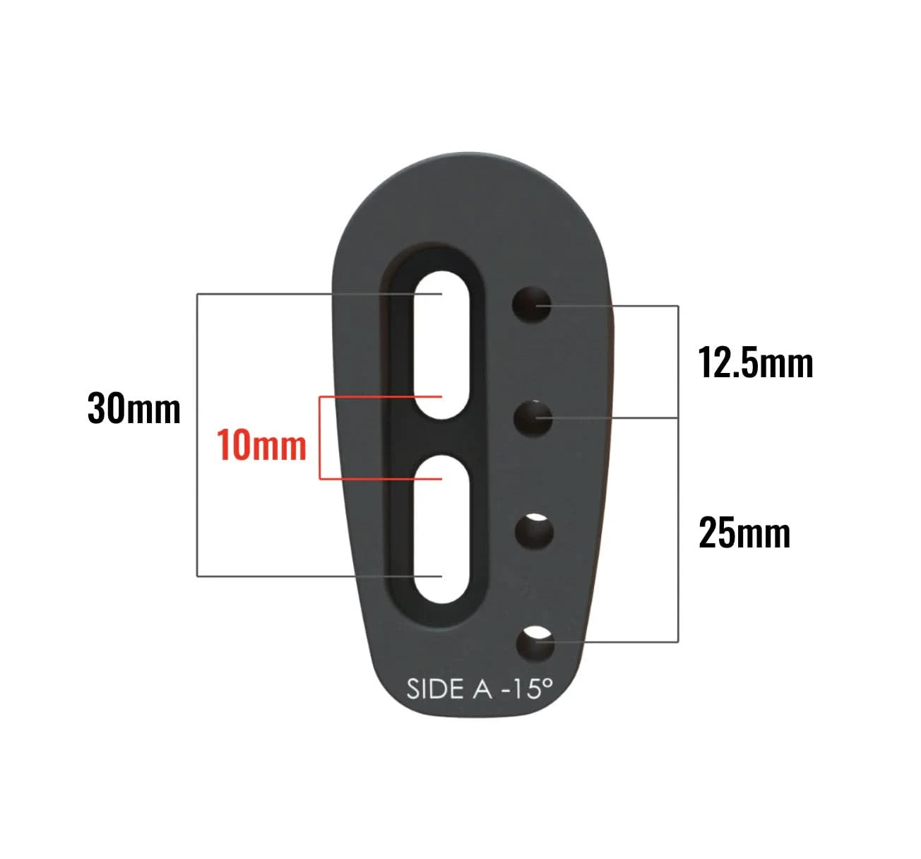 51 Speedshop Angled Spacers for Cups 15 grader - Arm Cup Wedge