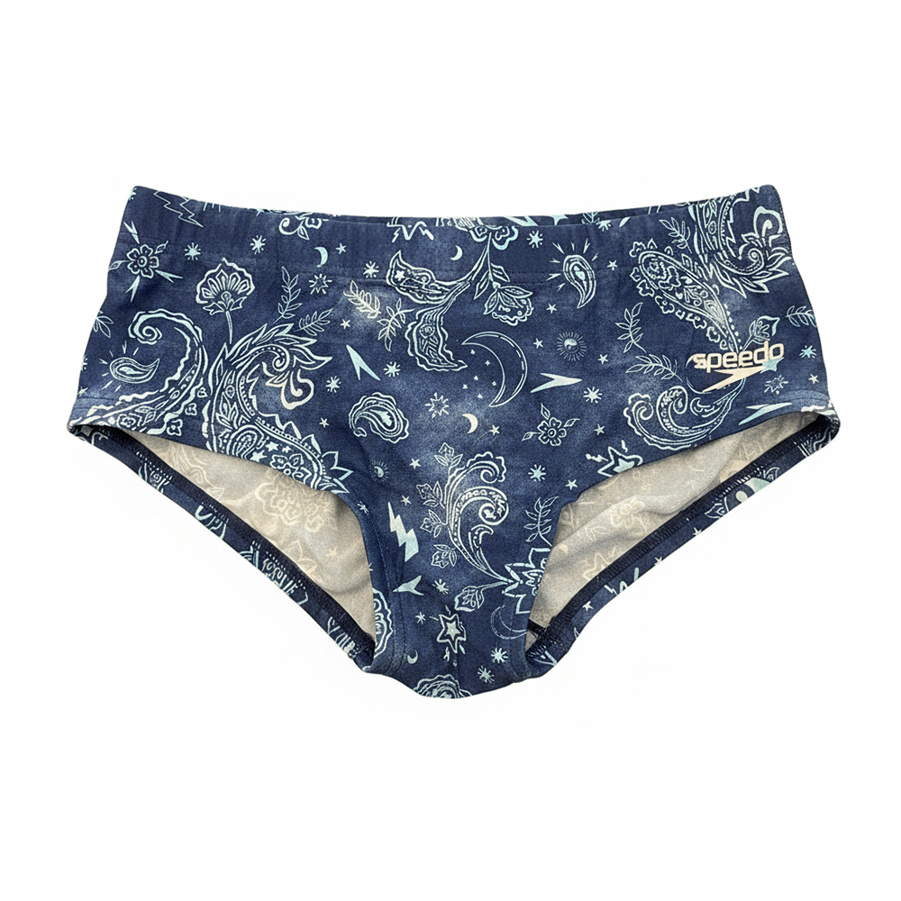 Speedo Club Training Allover Briefs - Blue