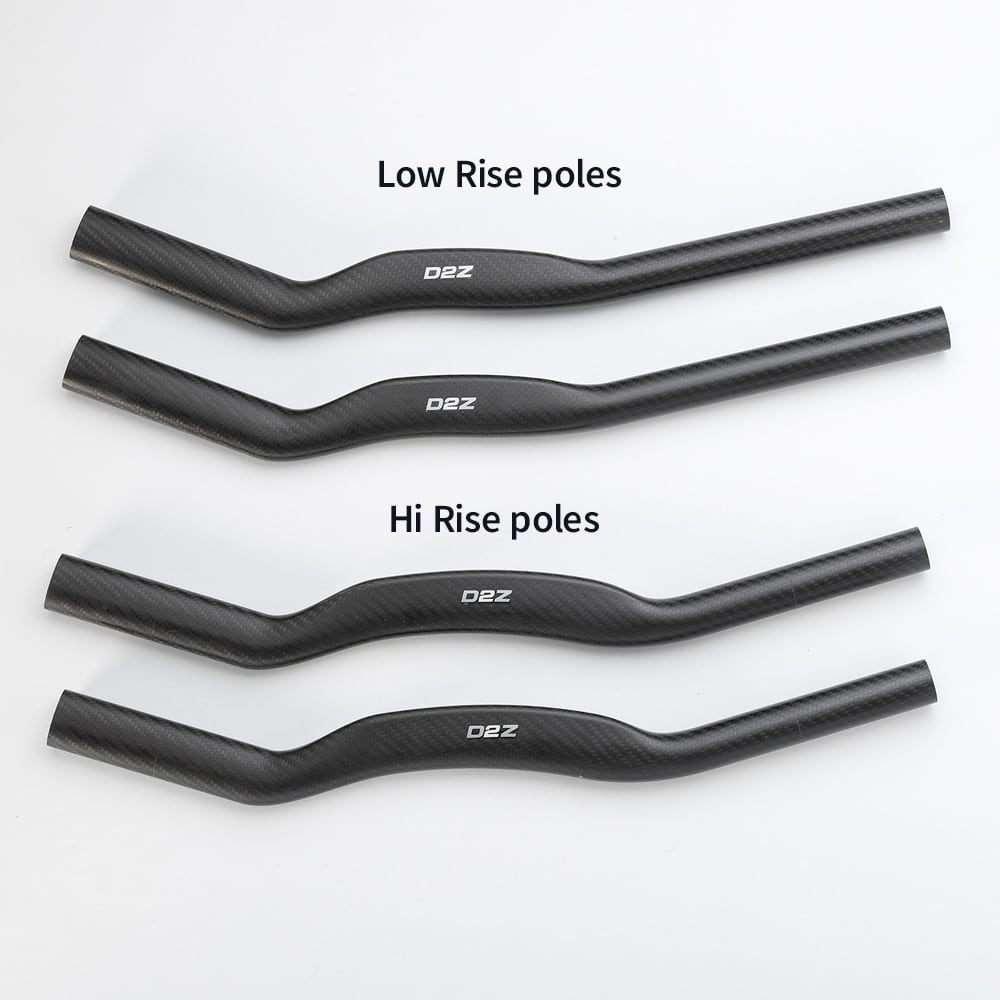 Drag2Zero Ergo Extensions Carbon - Hi Rise