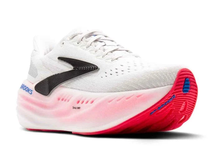 Brooks Glycerin Max Løbesko Kvinder - White/Black/Diva Pink