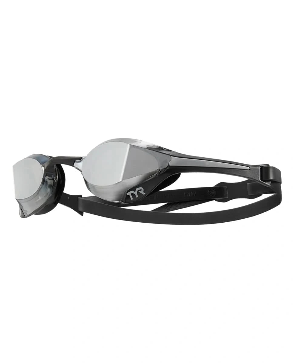 TYR Tracer-X Elite Mirrored Svømmebriller - Mirror Silver