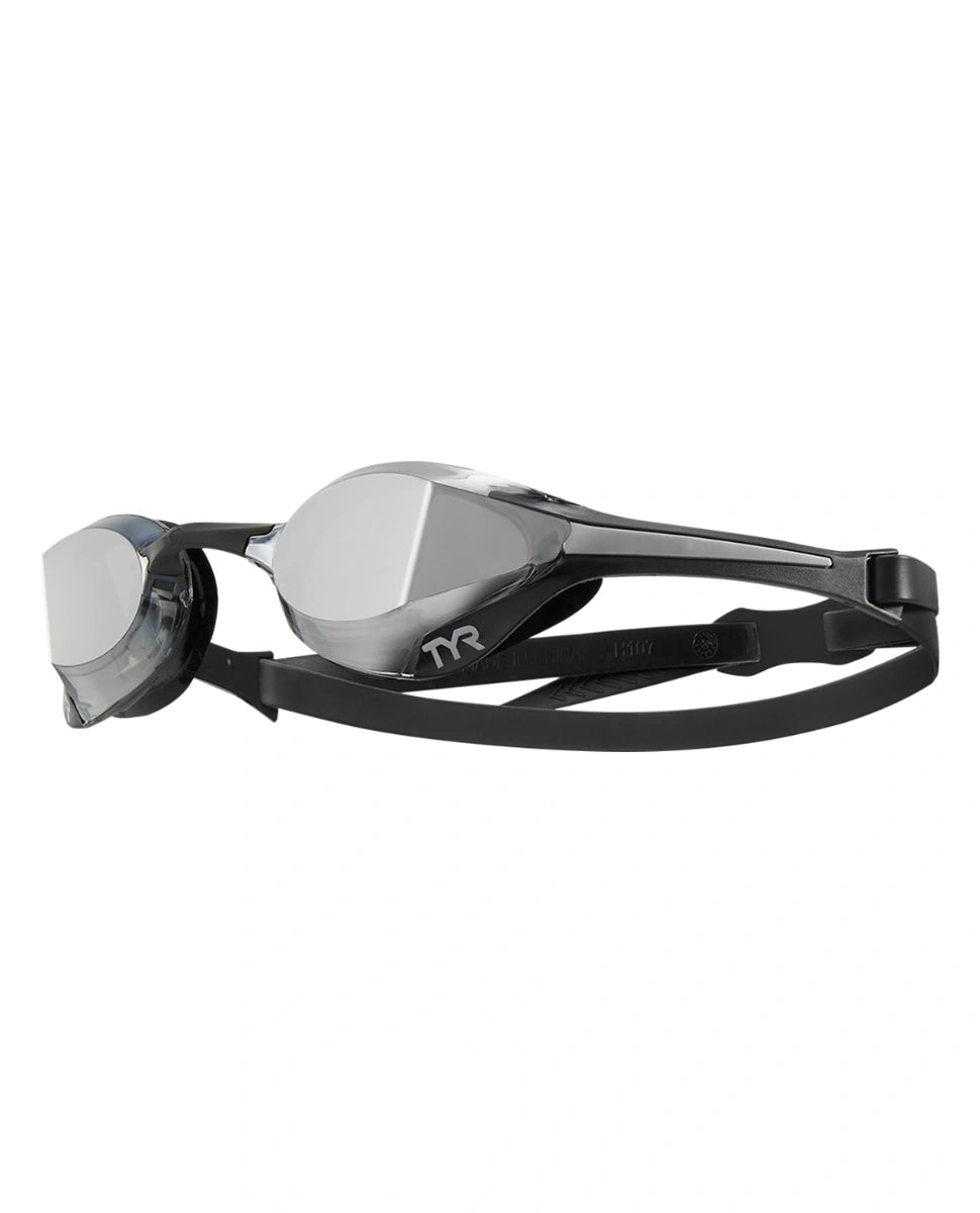 TYR Tracer-X Elite Mirrored Svømmebriller - Mirror Silver