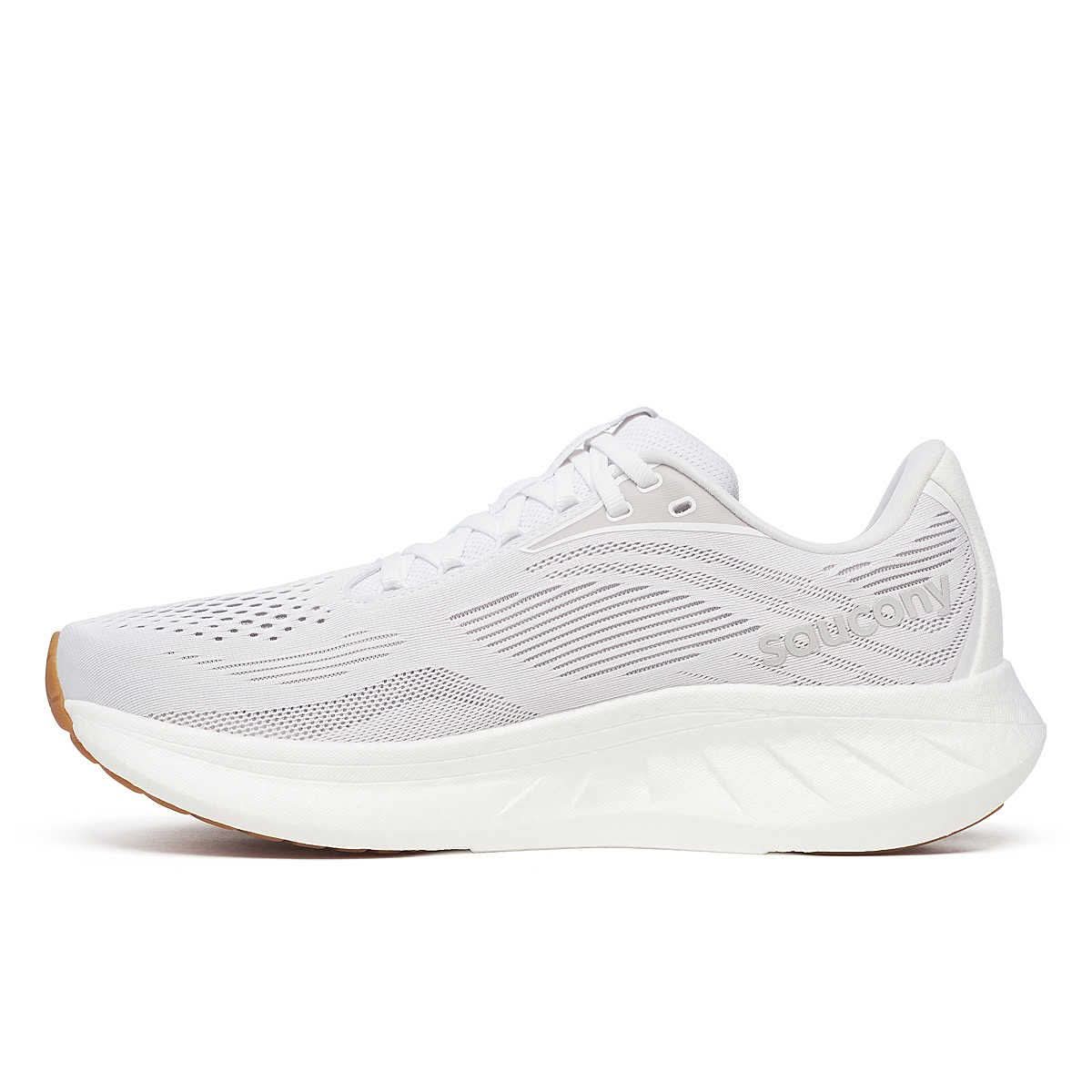 Saucony Ride 18 White/Gum Løbesko - Herre