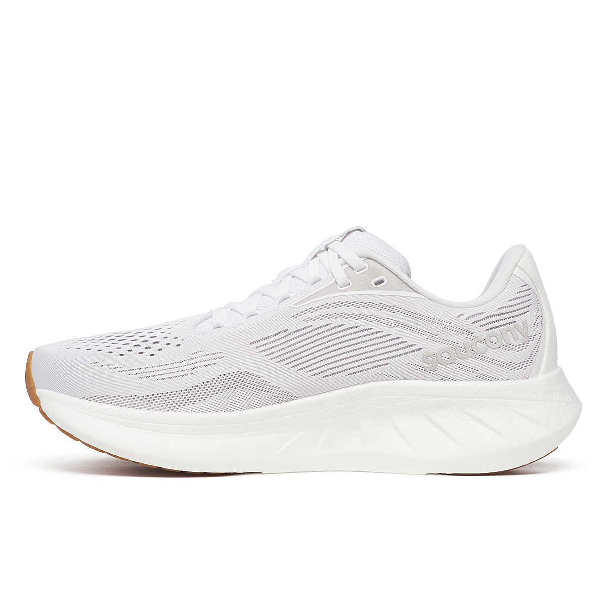 Saucony Ride 18 White/Gum Løbesko - Herre