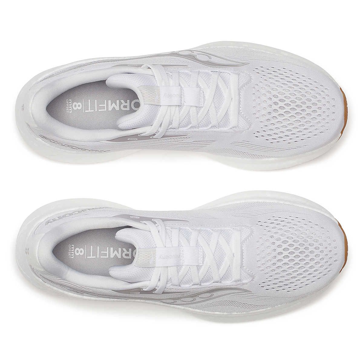 Saucony Ride 18 White/Gum Løbesko - Herre