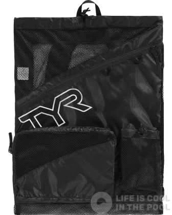 TYR Elite Team Mesh Svømmetaske 40L - Sort
