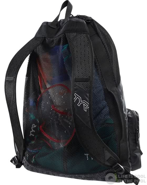 TYR Elite Team Mesh Svømmetaske 40L - Sort
