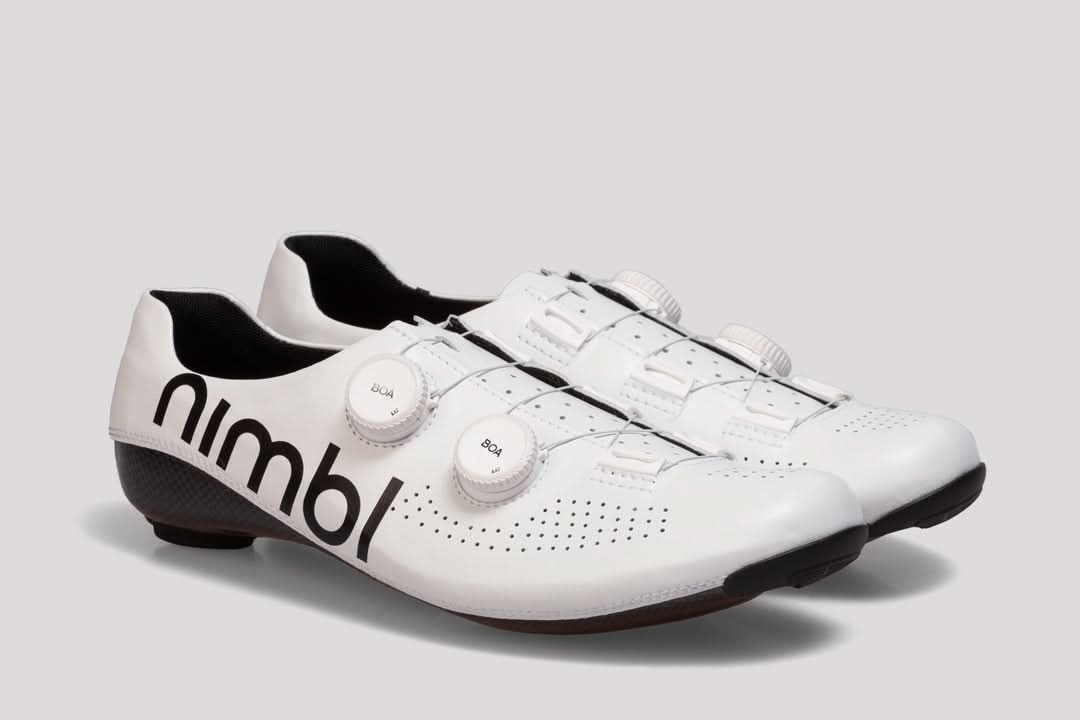 Nimbl Ultimate Pro Edition Cykelsko - Hvid/Sort