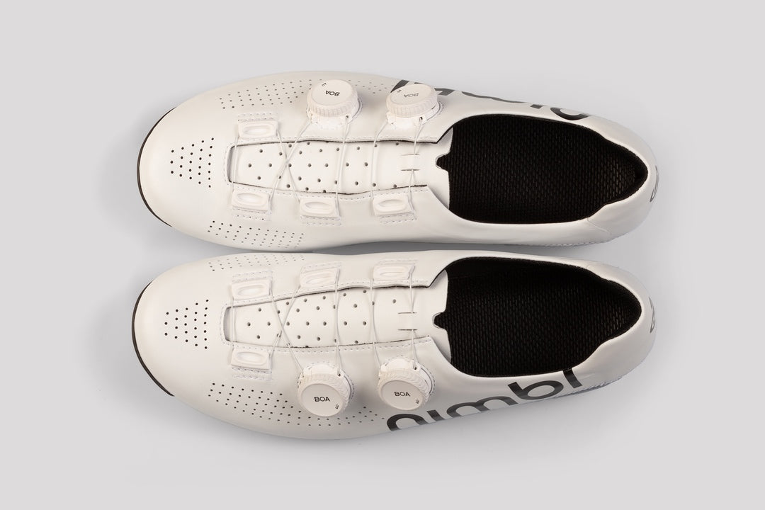 Nimbl Ultimate Pro Edition Cykelsko - Hvid/Sort