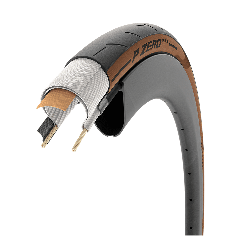 Pirelli P ZERO Race - 700x26c Classic Sort/brun Foldedæk
