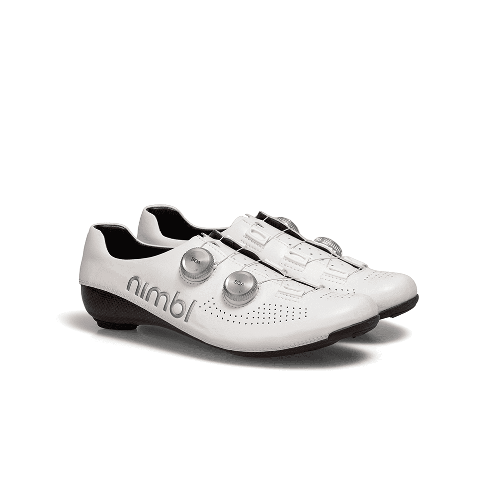 Nimbl Ultimate Cykelsko - Hvid/Sølv
