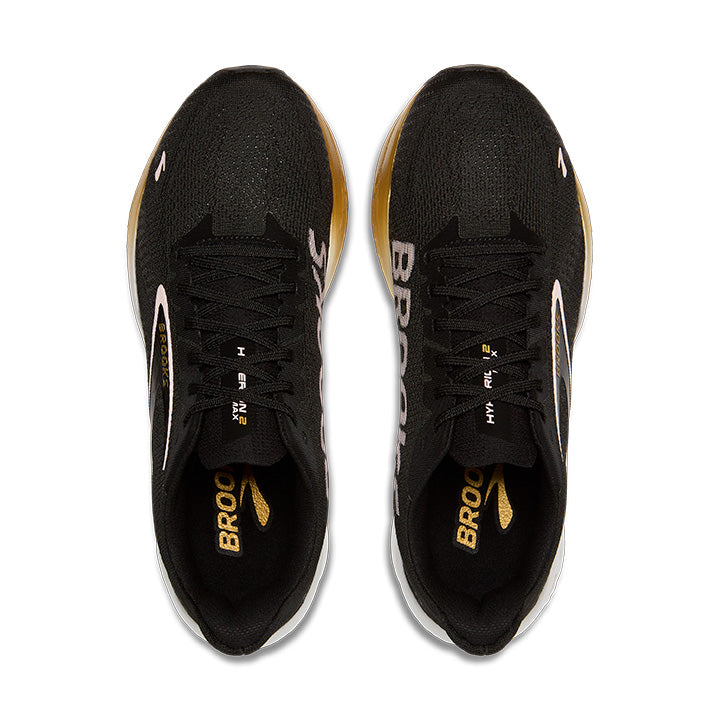Brooks Hyperion Max 2 Løbesko Black/Gold/Pink - Kvinder