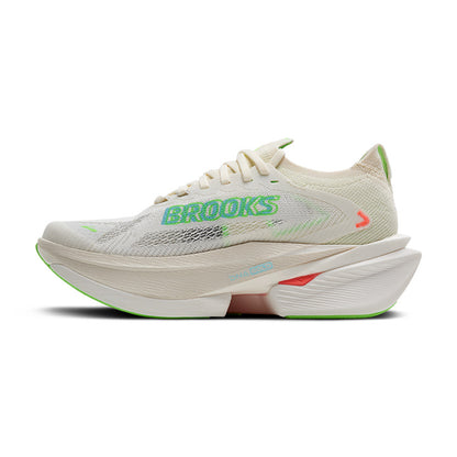 Brooks Hyperion Max 3 Løbesko Coconut/Green Gecko/Pink Clay - Herre