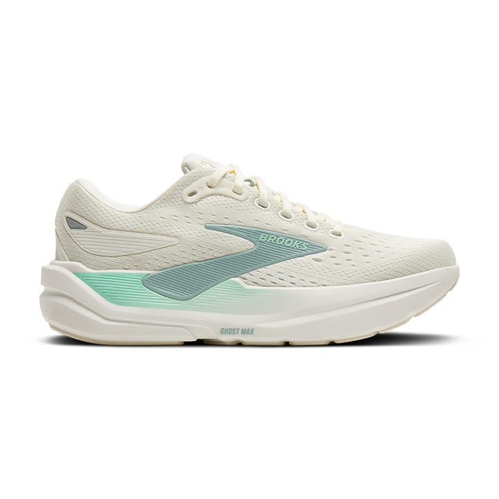 Brooks Ghost Max 3 Løbesko Kvinder - Coconut/Yucca/Gray Mist