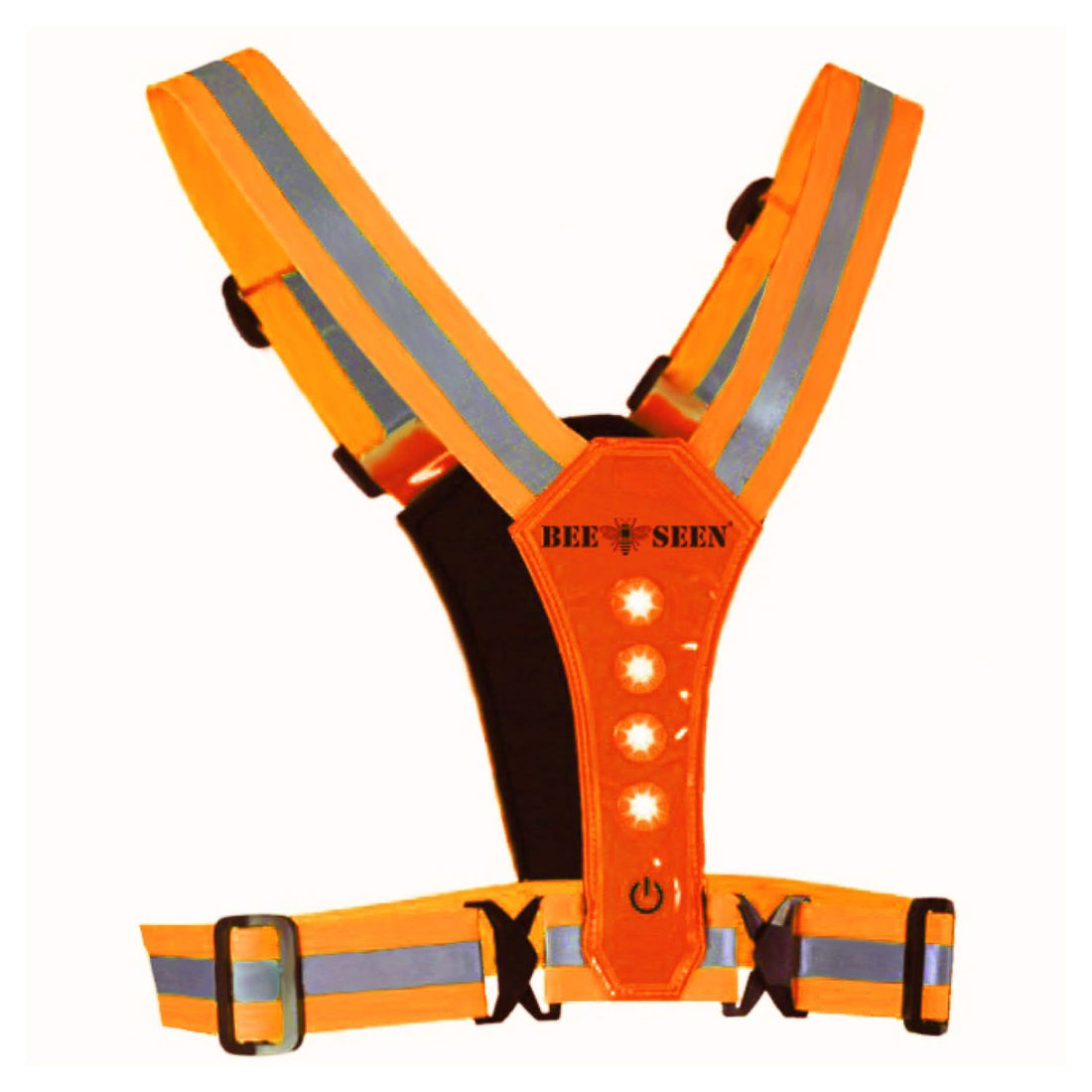 BEE-SAFE LED Harness Phone Pocket - Refleksvest