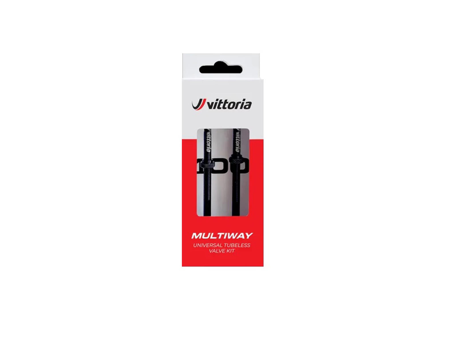 Vittoria Tubeless Ventil - Sort 80 mm (2stk)