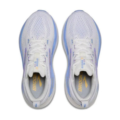 Brooks Glycerin 22 Løbesko - Kvinder - White/Blue Heron/Apricot