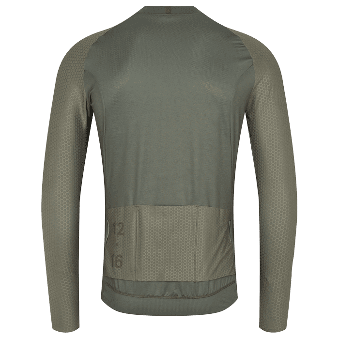 Twelve Sixteen Langærmet Cykeltrøje Sky Pro Grøn - Herre