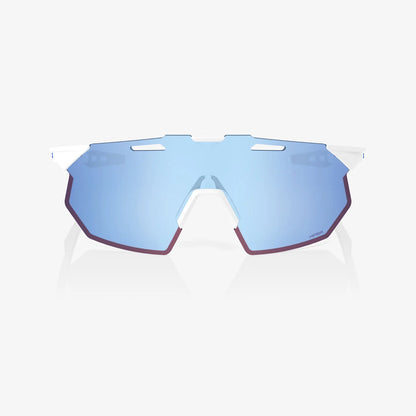 100% HYPERCRAFT SQ Cykelbriller | Soft Tact White - Hyper Blue