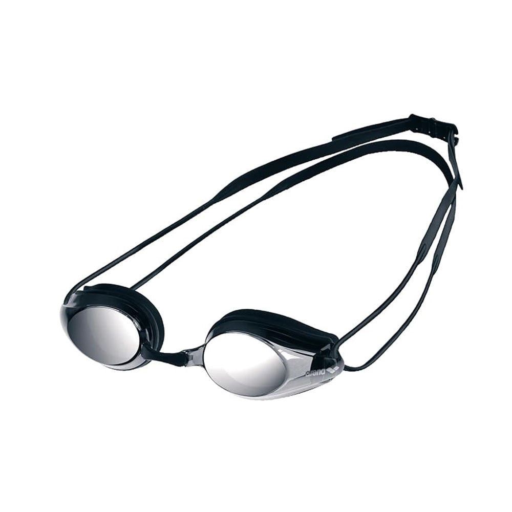 Arena Tracks Mirror Svømmebriller - Black Smoke Silver Black