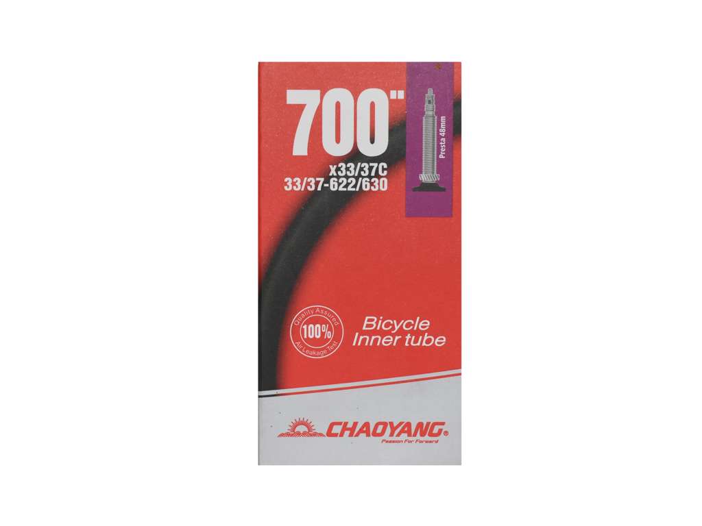 Chaoyang Cykelslange 700x33/37c Presta 48mm - Racerventil