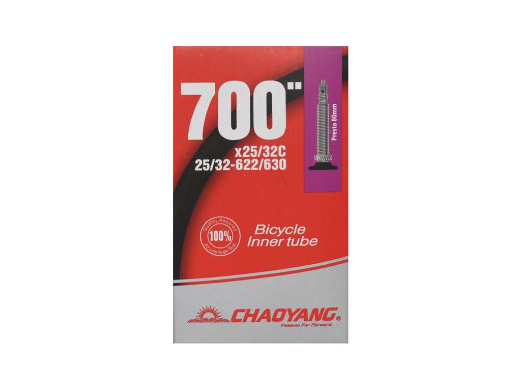 Chaoyang Cykelslange 700x25/32c Presta 80mm - Racerventil