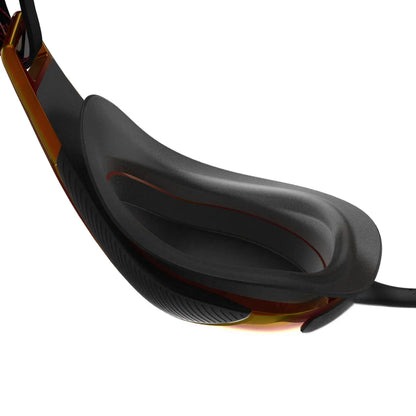 Speedo Fastskin Hyper Elite Mirror Svømmebriller - Black/Gold