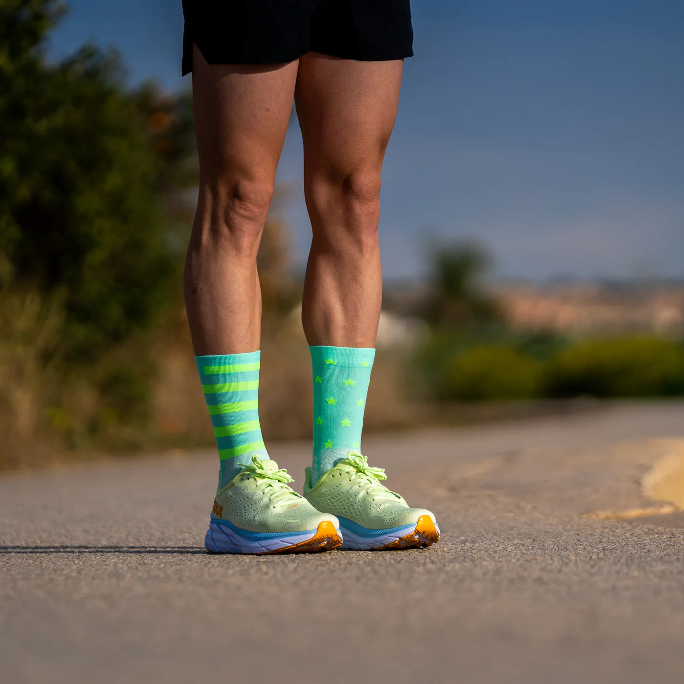 Sporcks Legend Green Løbestrømper