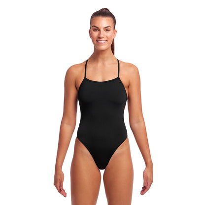 Funkita Badedragt Single Strap One Piece - Still Black