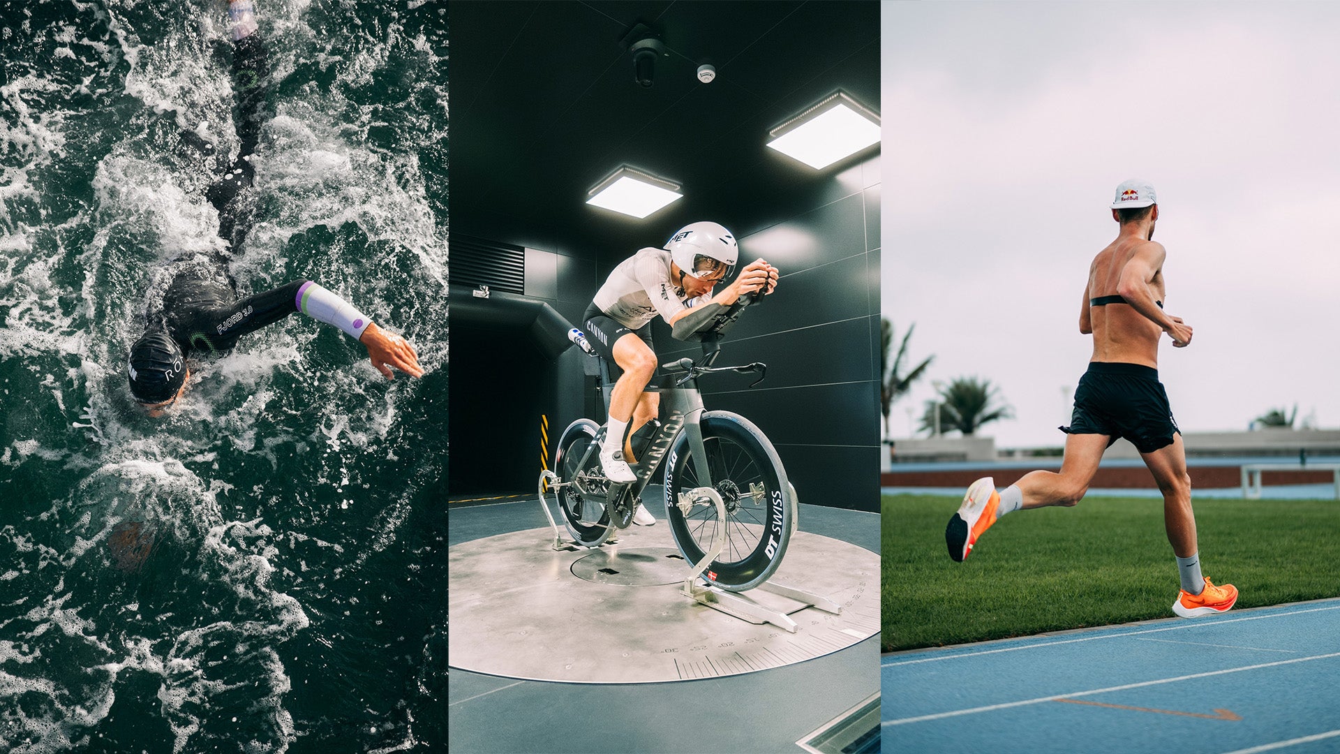 Daniel Bækkegaard svømmer, cykler og løber