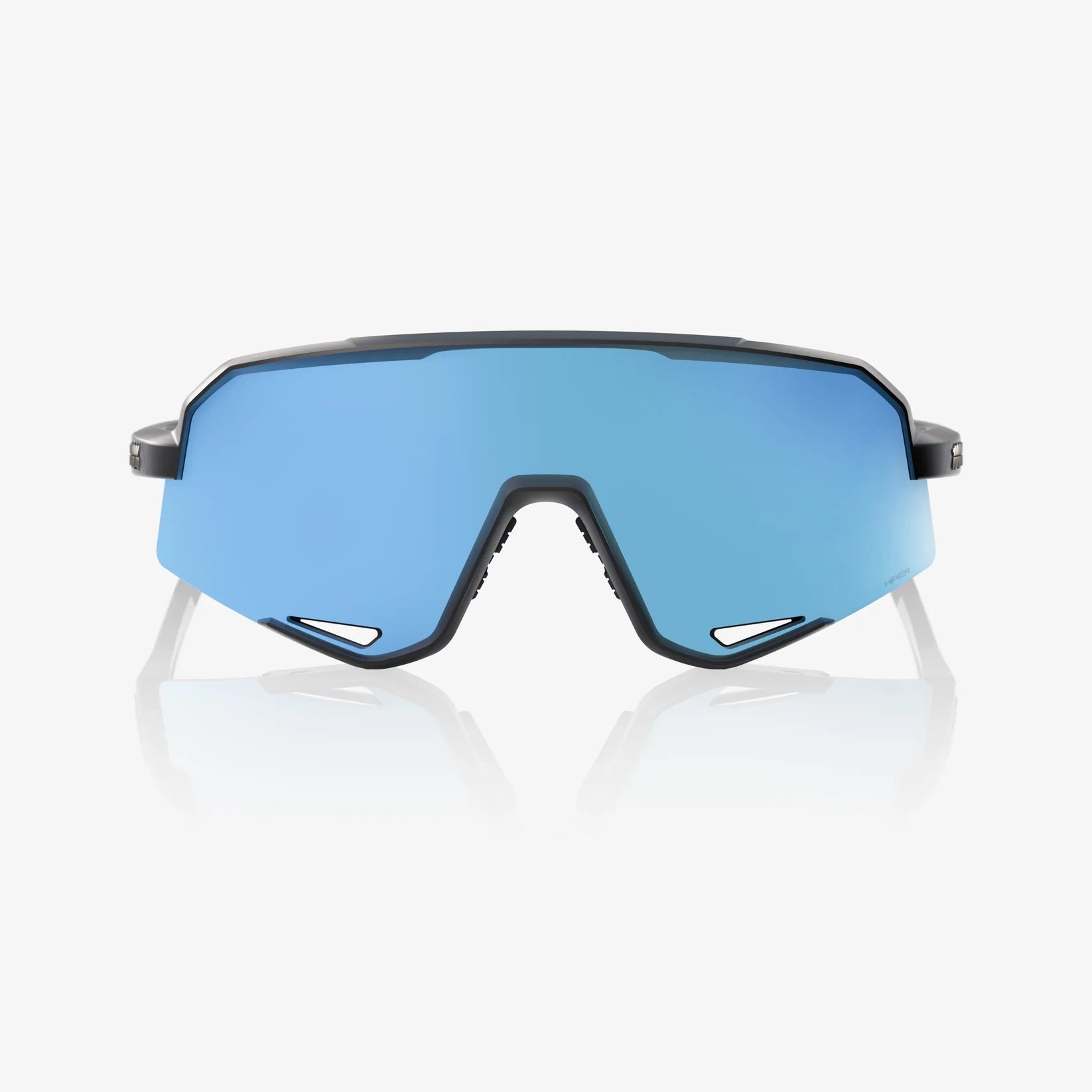 100% SLENDALE Cykelbriller | Matte Black, Hiper Blue