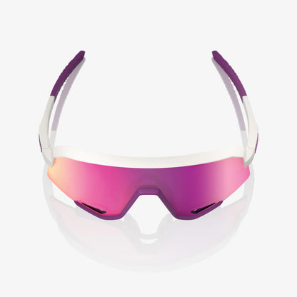 100% SLENDALE SL Cykelbriller | Matte Chalk, Purple Mirror