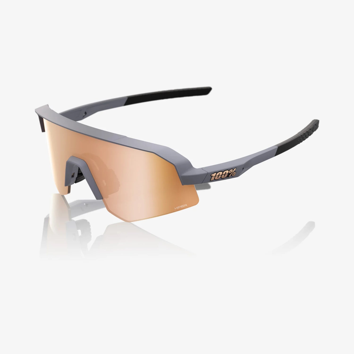 100% SLENDALE SL Cykelbriller | Soft Tact Grey, Hiper Copper