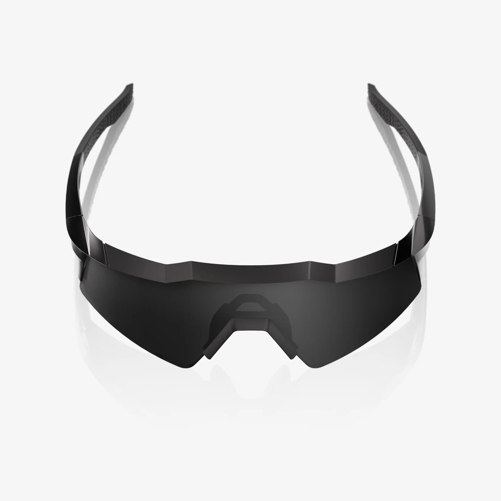100% SPEEDCRAFT SL Cykelbriller | Matte Black Gloss Black - Black Mirror