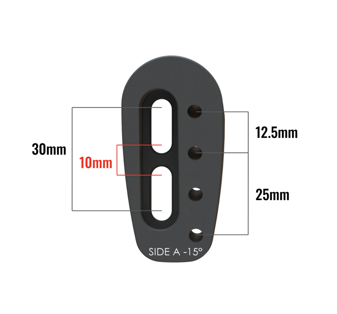 51 Speedshop Angled Spacers for Cups 15 grader - Arm Cup Wedge
