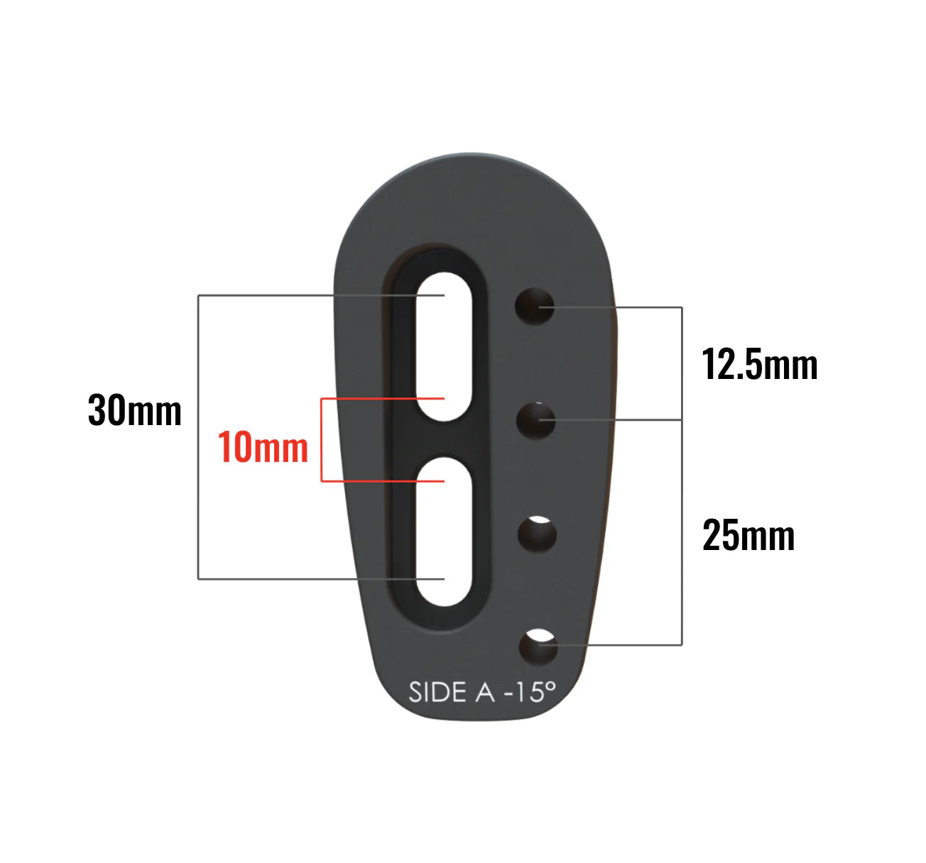 51 Speedshop Angled Spacers for Cups 15 grader - Arm Cup Wedge