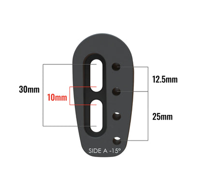 51 Speedshop Angled Spacers for Cups 15 grader - Arm Cup Wedge