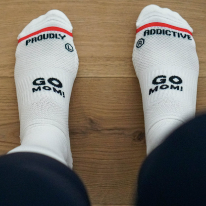Sporcks Go Mom White Løbestrømper