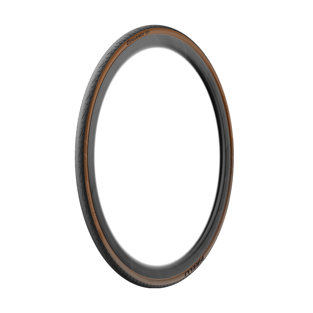 Pirelli Cinturato Evo TLR 700c Brune Dæksider - Tubeless Ready